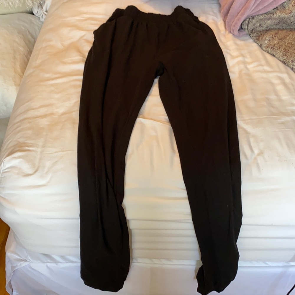 Black joggers